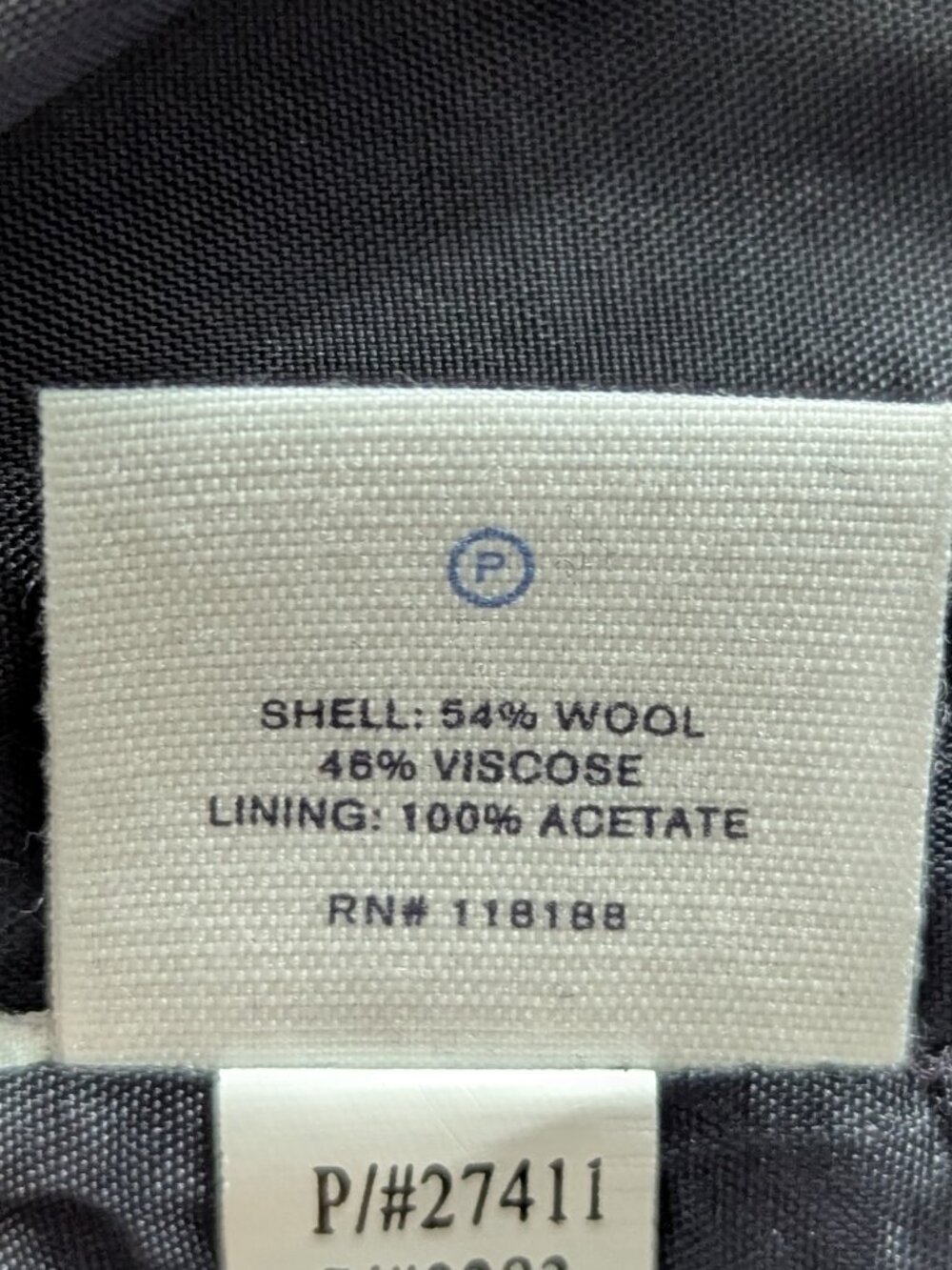 MARTIN + OSA Wool Biker/Moto Jacket Charcoal Grey Size 8 - Picture 8 of 13